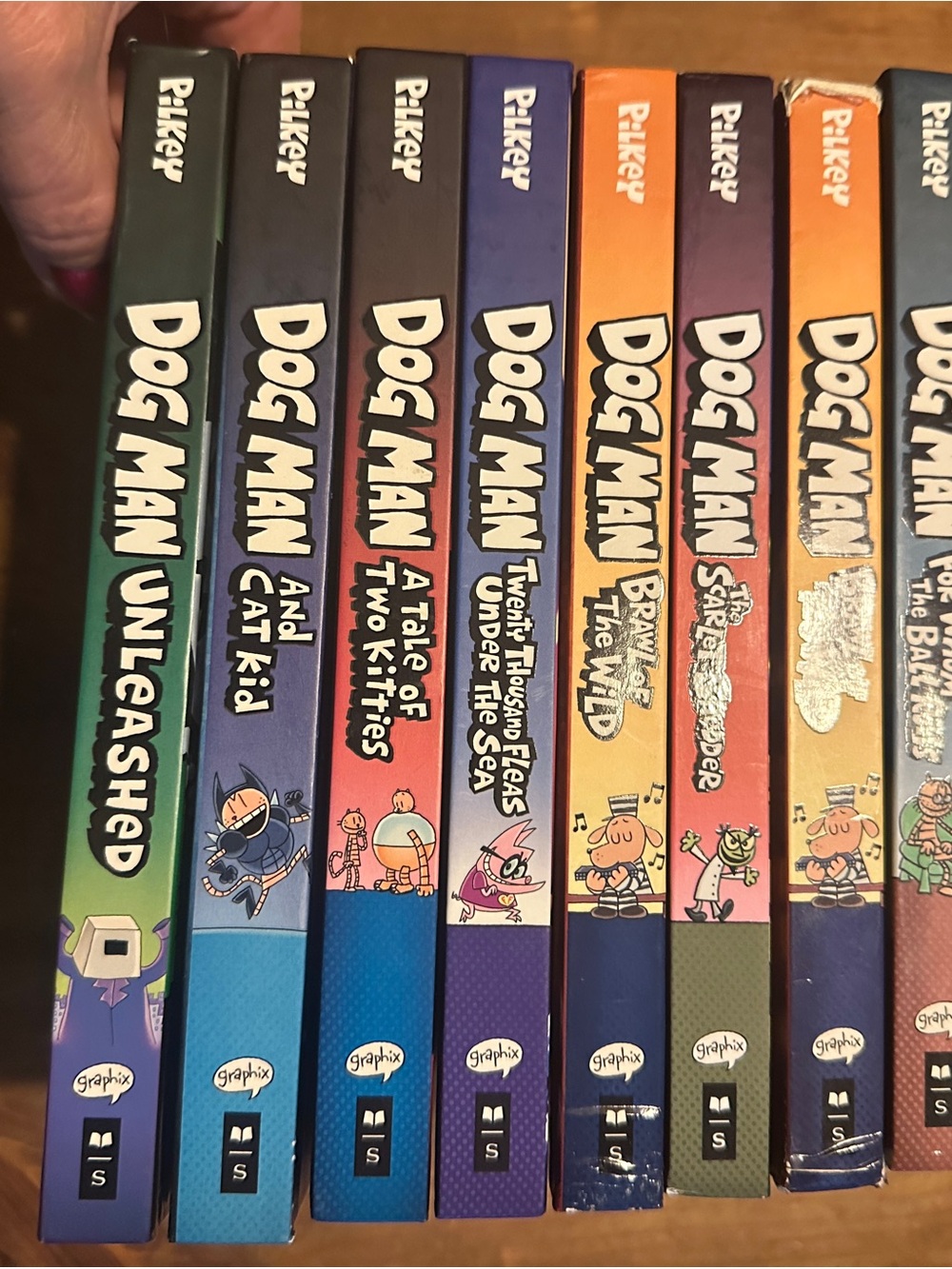 Dog Man Graphic Novel Collection  by Dav Pilkey- 8 books